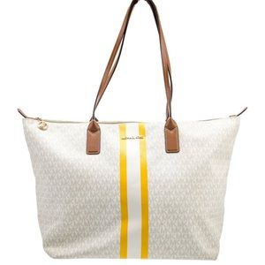 Michael Kors Monogrammed Canvas Tote